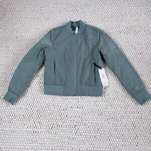 lululemon Non-Stop Bomber Jacket *Reversible Tidewater Teal 6 NWT